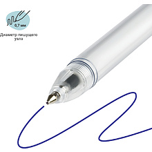 Ручка шариковая "Crystal Paw", 0.7 мм, ассорти, стерж. синий