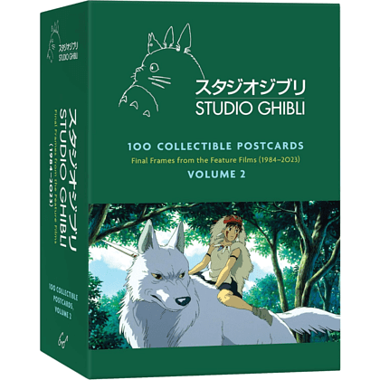 Открытки на английском языке "Studio Ghibli. 100 Collectible Postcards Vol. 2"