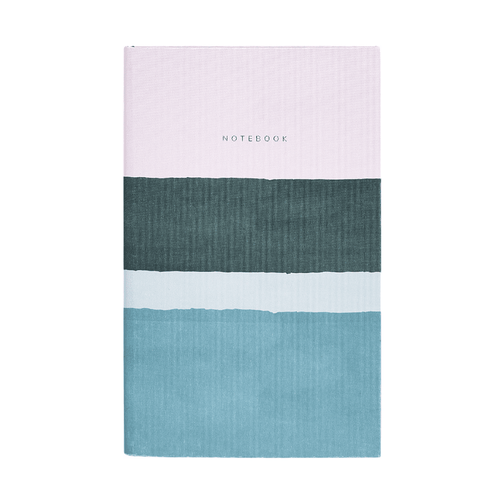 Еженедельник датированный "Stripes dusty pink", А5, 96 листов, розовый, срез разноцветный, 2026