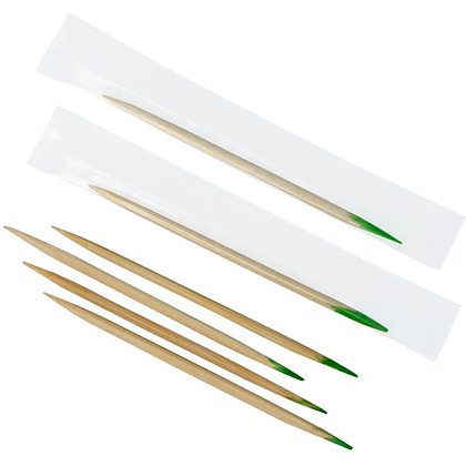 Зубочистки в индивидуальной PP упаковке, с ментолом, 1000 шт/упак - 2