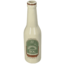 Ваза "Soda Bottle Palma Fine", фаянс, слоновая кость