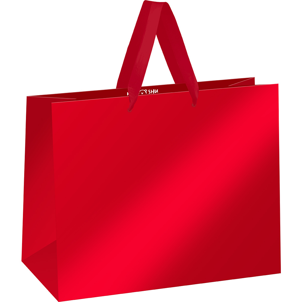 Пакет подарочный 32*26*12 см "Red", ламинированный