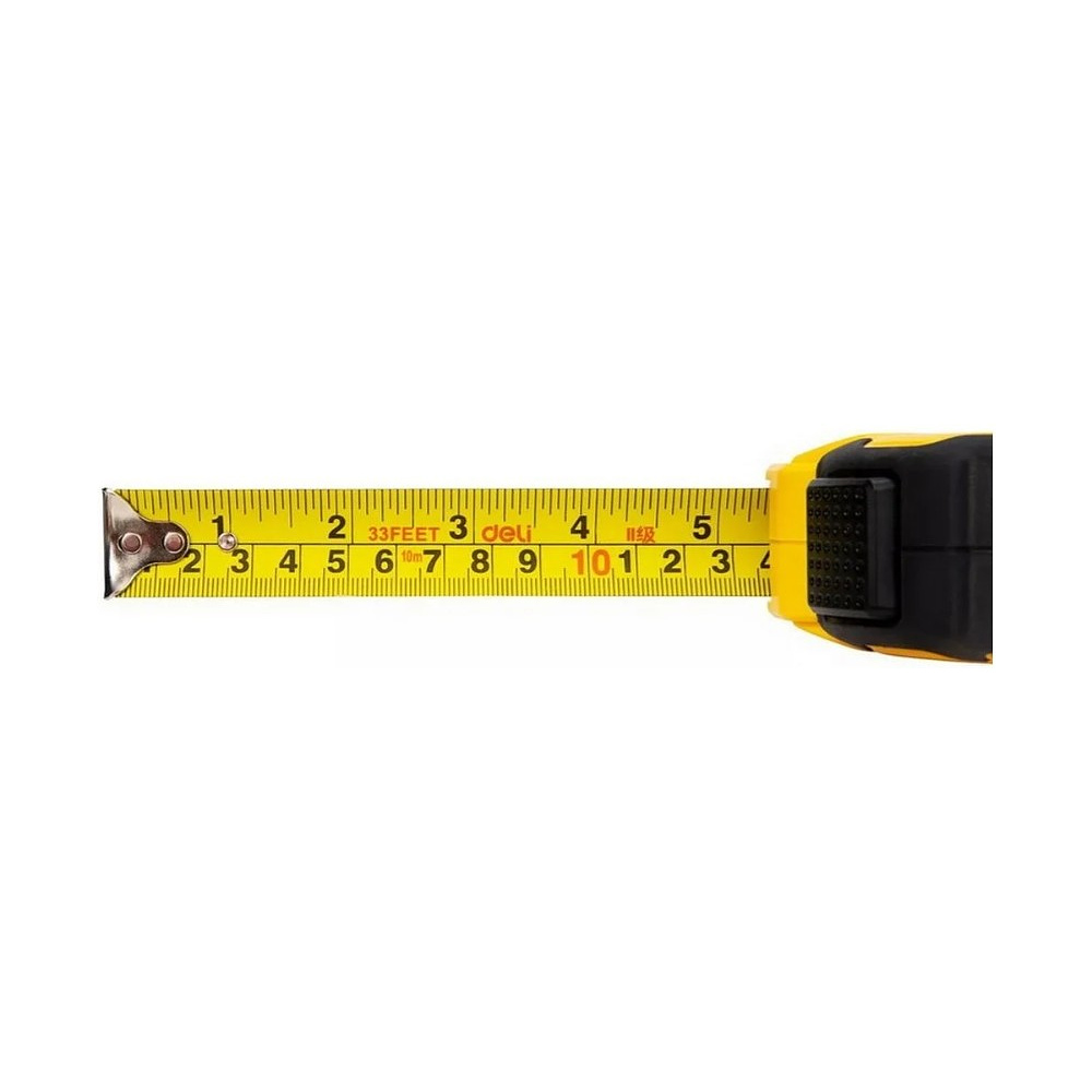 Рулетка Deli YS EDL9003P, 10 м х 25 мм, желтый, черный - 13