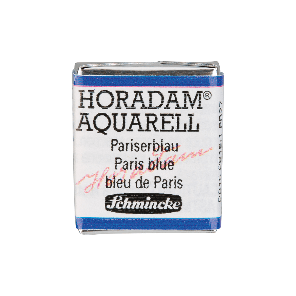 Краски акварельные "Schmincke Horadam", 491 синий парижский, полукювета
