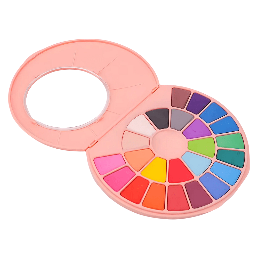 Набор красок акварельных "Himi Miya", 24 цветов, кюветы, розовый футляр - 2