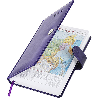 Ежедневник датированный "Legend", А5, 336 страниц, фиолетовый, 2023 - 3