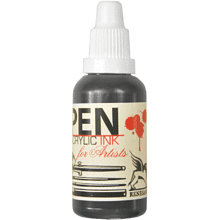 Акрил жидкий "Acrilic Ink", 16 чёрный