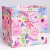 Пакет подарочный "С днем рождения", 30x30x30 см, розовый - 2