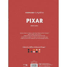 Раскраска по номерам на французском языке "Coloriages mystères Disney - Pixar"