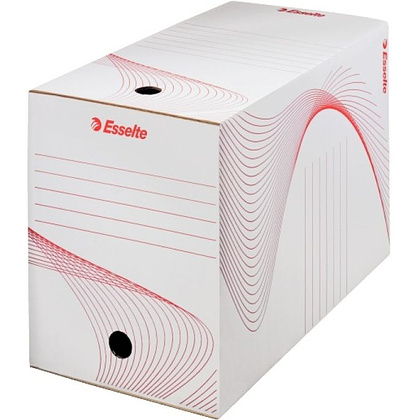 Коробка архивная "Esselte", 150x245x345 мм, белый - 2