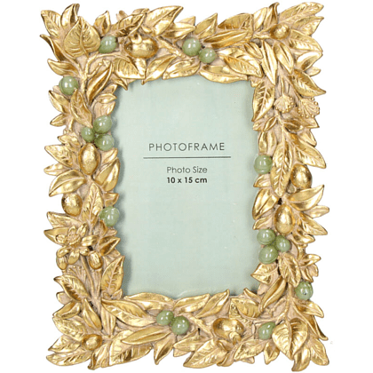 Фоторамка "Olives", 10х15 см, золотистый