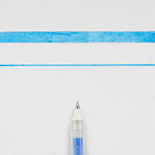 Ручка гелевая "Gelly Roll Glaze", 0.6 мм, прозрачный, стерж. синий