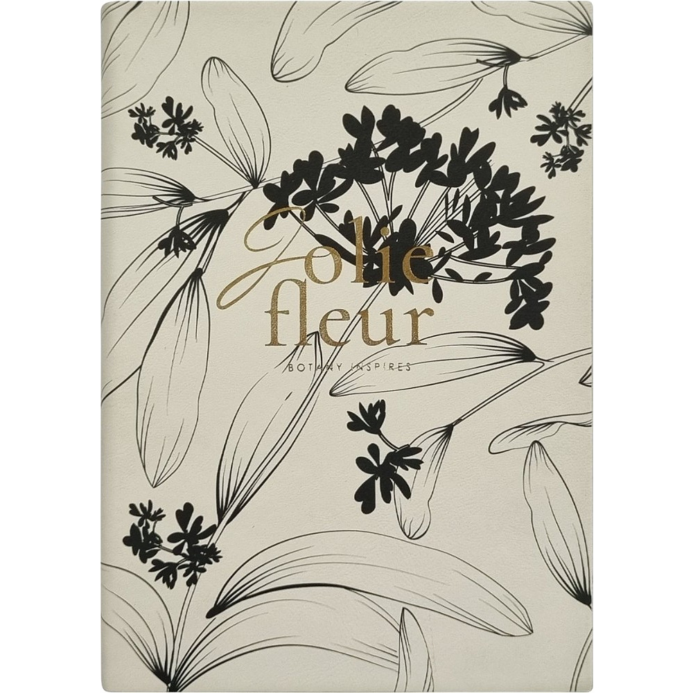 Ежедневник датированный "Fleur" 2026, А5, 352 страницы, молочный