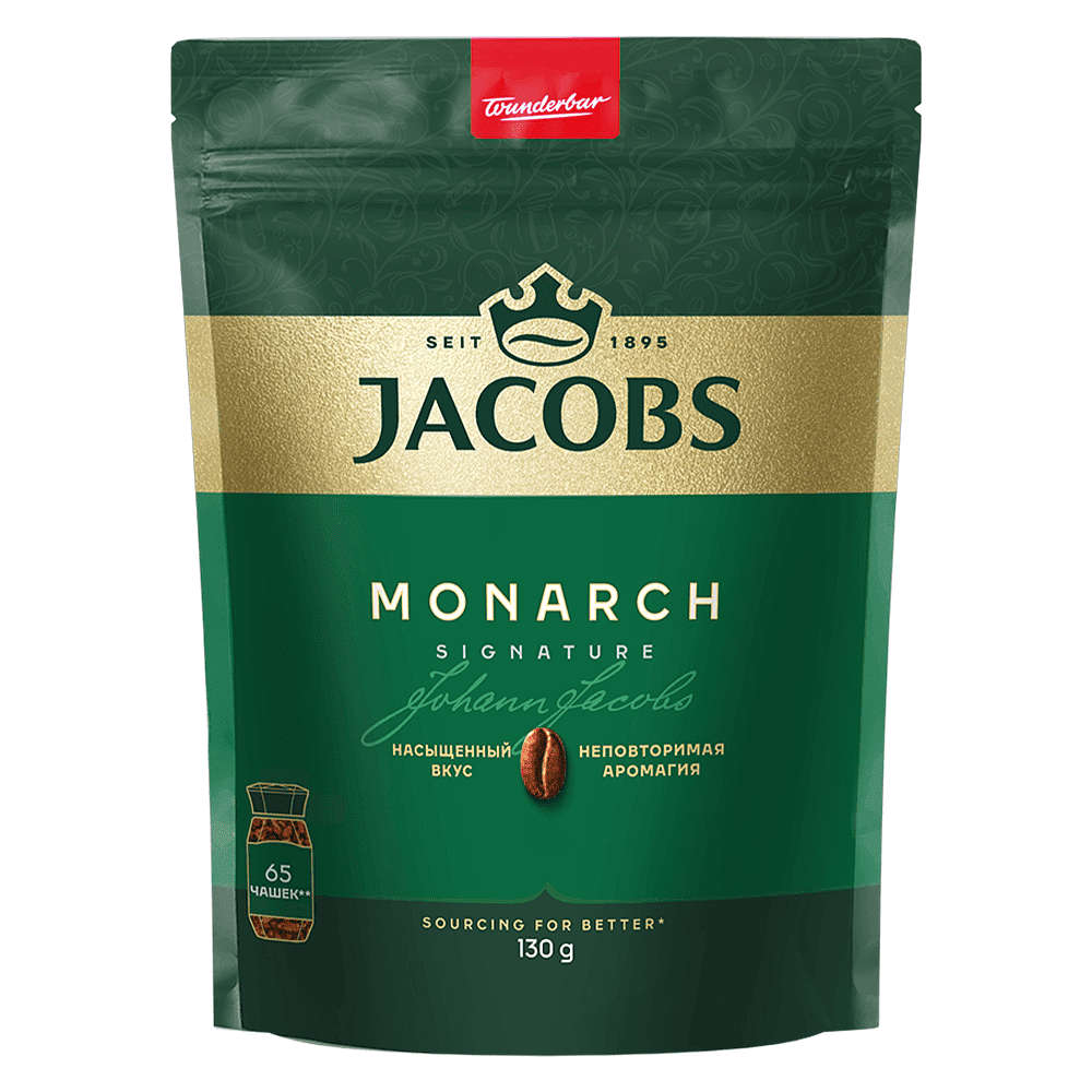 Кофе "Jacobs Monarch", растворимый, 130 г