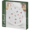 Набор тарелок керамических "Cherry", 25.5 см, 2 штуки, белый - 3