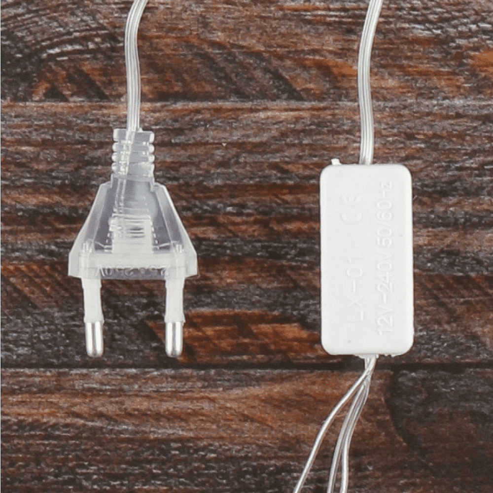 Гирлянда электрическая LED "Нить" с насадками "Елочка", 4,5 м, мультиколор - 6