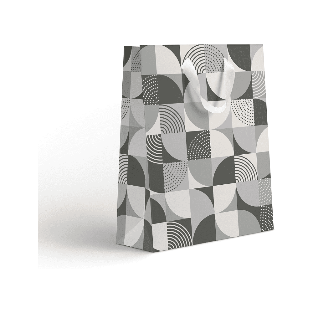 Пакет бумажный подарочный "Country M", 18х22.7х10 см, ассорти