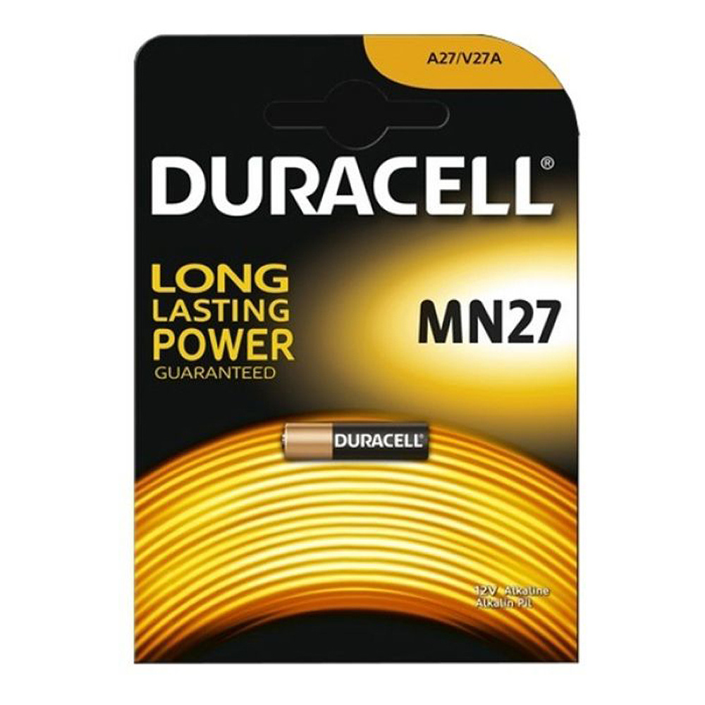 Батарейки алкалиновые Duracell 12 V "A27/MN27", 1 шт.