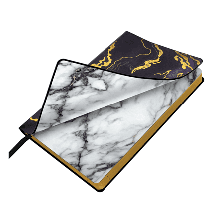 Ежедневник датированный "Vista. Black marble", А5, 336 страниц, фиолетовый, 2026 - 2