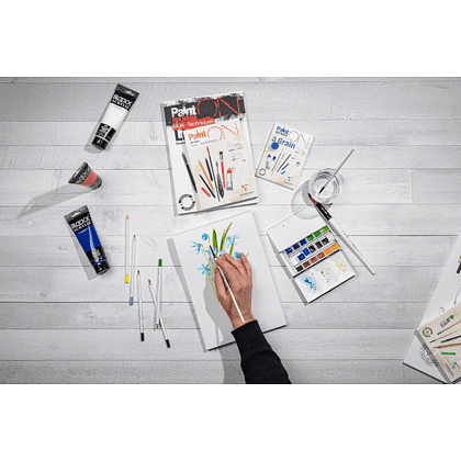 Блок-склейка "Paint'On", А3, 250г/м2, 20 листов, среднее зерно - 5