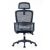 Кресло компьютерное SitZone U-060A, сетка, ткань, черный, пластик, 2 шт/упак - 4