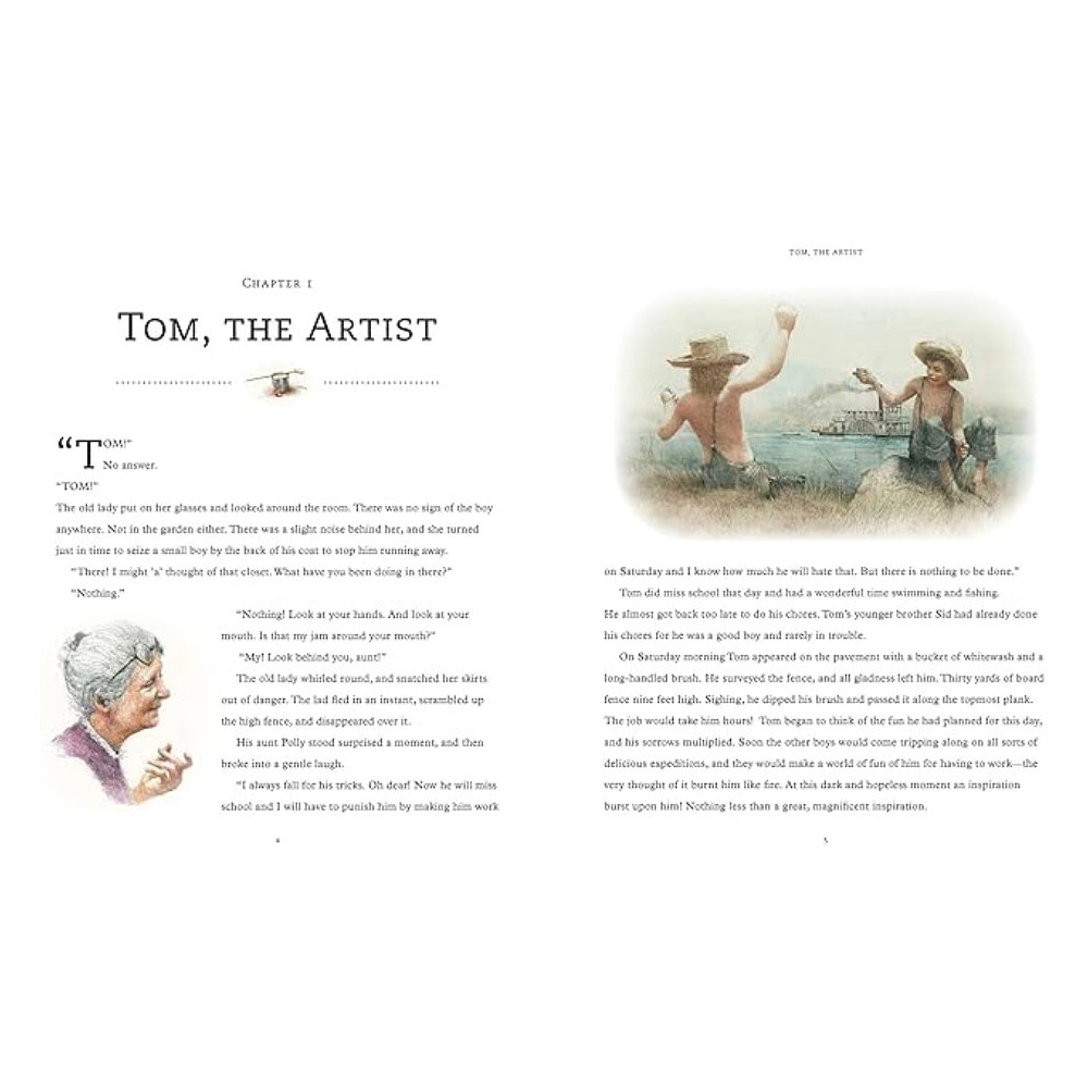 Книга "The Adventures of Tom Sawyer (Abridged Edition)", (Английский язык), Twain M. - 2