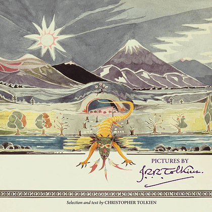 Книга на английском языке "Pictures by J.R.R. Tolkien", J.R.R. Tolkien, Christopher Tolkien
