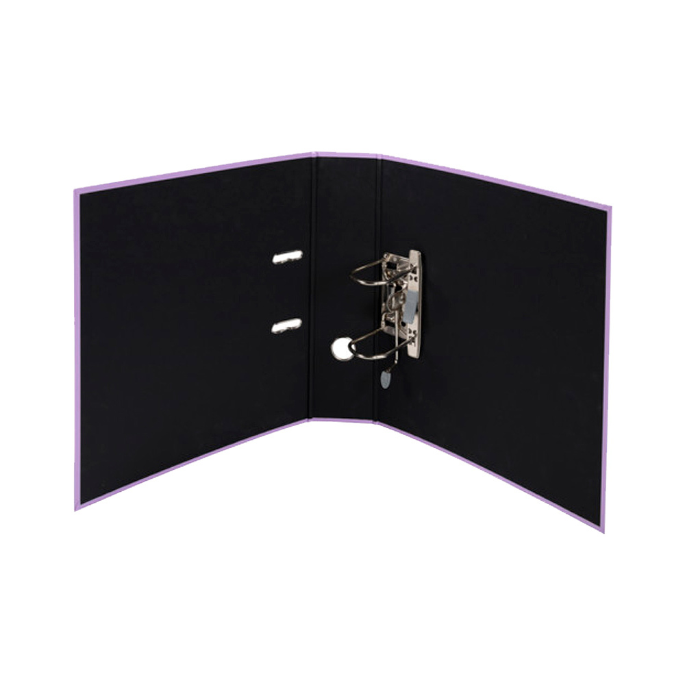 Папка-регистратор "Aquarel", А4, 80 мм, ламинированный картон, фиолетовый - 3