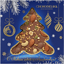 Шоколад молочный "Ореховый фейерверк", 150 г, новогодняя упаковка