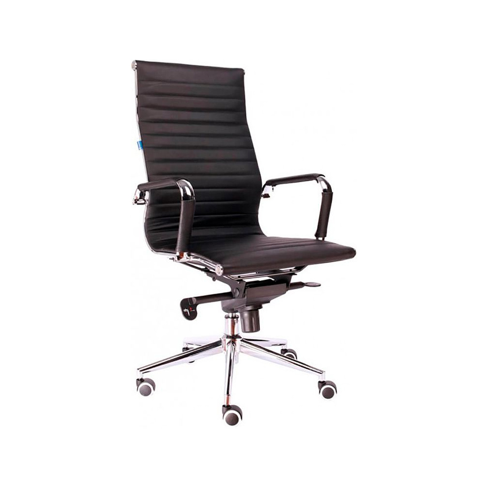 Кресло для руководителя EVERPROF "Rio M", экокожа, металл, черный