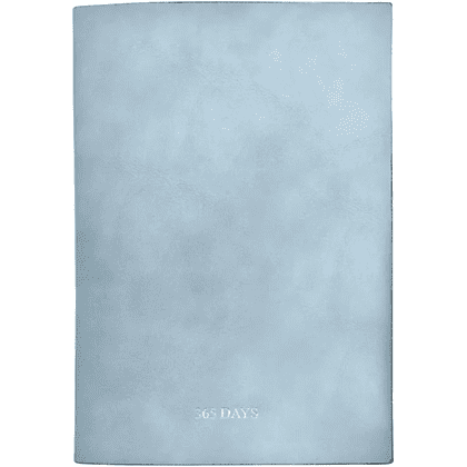 Ежедневник недатированный InFolio "365days", А5, 320 страниц, голубой