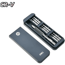 Набор прецизионных отверток Deli YS EDL241010J, 10 шт., кейс