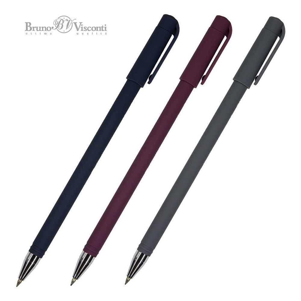 Ручка шариковая "SlimWrite. Original", 0,5 мм, пластик, ассорти, стерж. синий