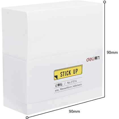 Бумага для заметок "Stick Up", 90x90 мм, белый - 2