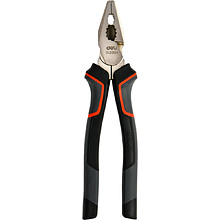 Плоскогубцы Deli RS EDL0005, 200 мм, усиленные., комбинированные, красный, черный