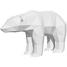 Набор для 3D моделирования "Полярный медведь", белый