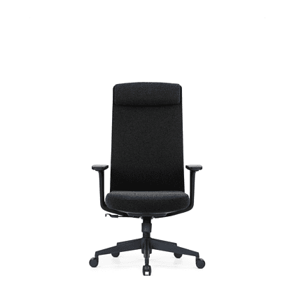 Кресло для руководителя SitZone "CH-366A-WB", ткань, пластик, черный - 4