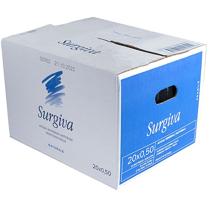 Вода минеральная природная питьевая «Surgiva», 0.5 л., негазированная, 20 бут/упак - 4