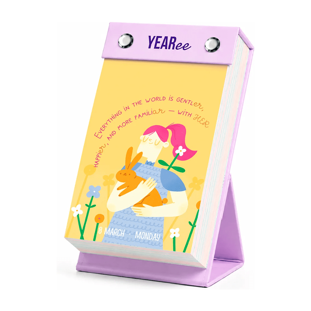 Календарь настольный на английском языке Yearee "Каждый твой день", 9x15 см, 2027 - 8