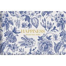 Еженедельник датированный "Happiness" на 2026 год, А6, 128 страниц, синий