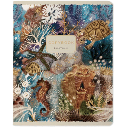 Тетрадь "Fauna", A5, 48 листов, клетка, скоба сбоку, ассорти - 4