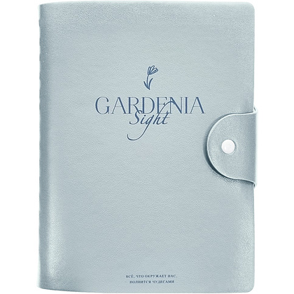 Блокнот "Garden", А5, 96 листов, в клетку, голубой