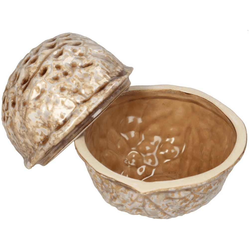 Шкатулка керамическая "Walnut", 10х9.5х11 см, коричневый - 2