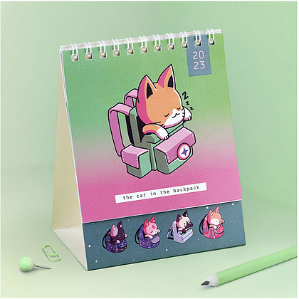 Календарь-домик "Catbox" на 2023 год - 3