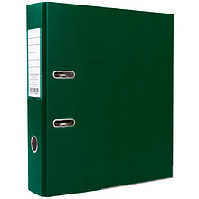 Папка-регистратор "OfficeStyle", А4, 75 мм, ПВХ Эко, темно-зеленый