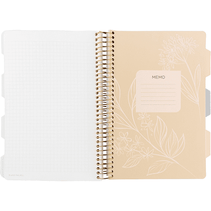 Книга записная "Flora. Paradise. Oranges", A5, 200 листов, клетка, линейка, точка, оранжевый - 6