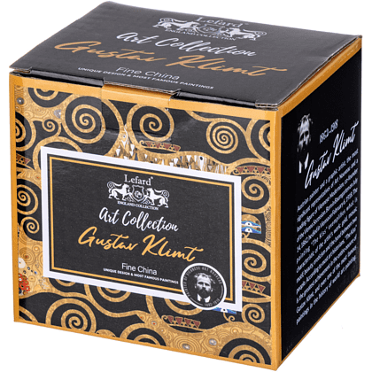 Кружка фарфоровая "Поцелуй", 420 мл, коричневый - 6