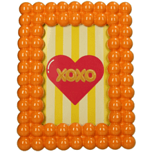 Фоторамка "KAL-6983", 13х18 см, полирезина, оранжевый