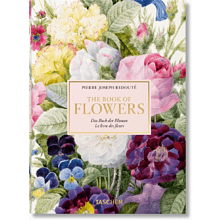 Книга на английском языке "The Book of Flowers", Pierre-Joseph Redoute