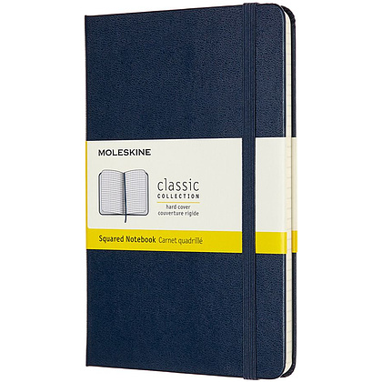 Блокнот "Classic Medium", А5, 120 листов, клетка, синий